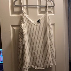 Vertical striped blouse